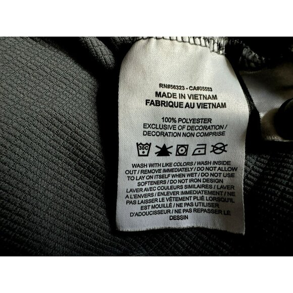 Nike Gray Dri-Fit Pullover Short Sleeve Polo Shirt Sz 2X Side Vents Swish Logo - Picture 5 of 5